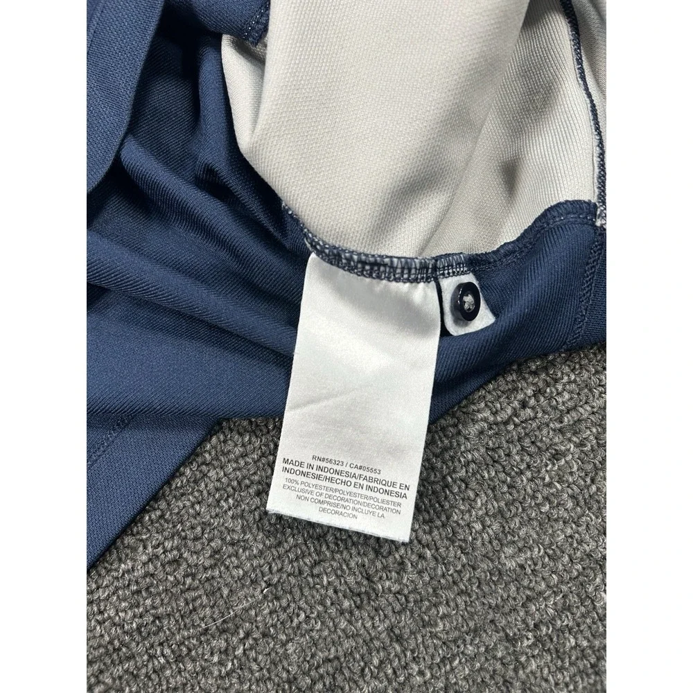 Nike Penn State Nittany Lions Polo Men's XL Navy Blue Dri Fit‎ Logo Golf
